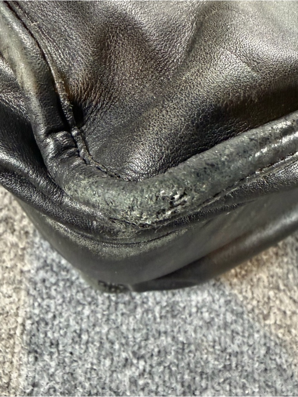 Coach Men’s Black Leather Messenger Bag Briefcase -  A8S-0532 - Picture 6 of 13